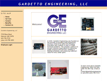 Tablet Screenshot of gardettoengineering.com